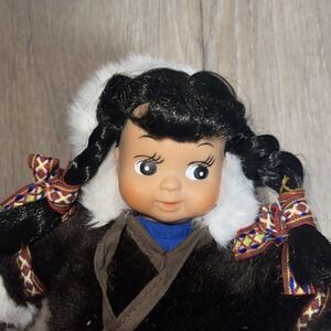 Alaska Friends Eskimo Style Plush Doll Designed In Alaska by Arctic Circle NWT